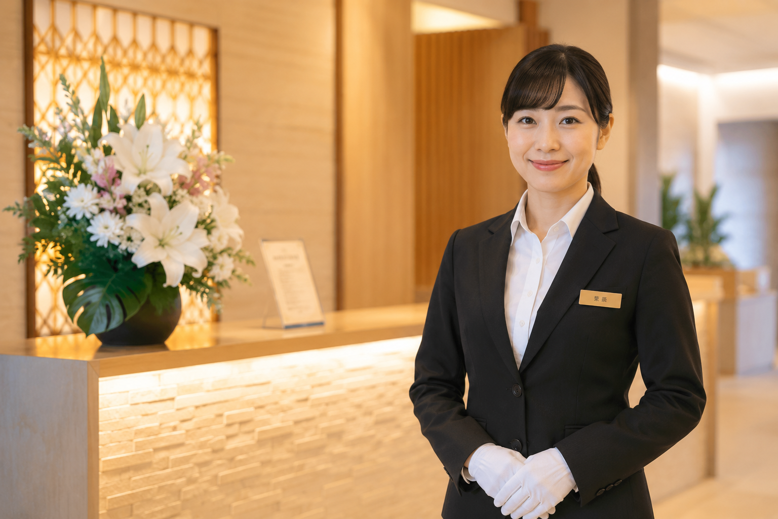 沖縄の葬儀相談をするスタッフのイメージ